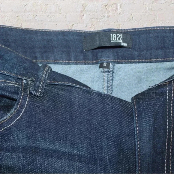 1822 Dark Wash Skinny Jeans - Picture 2 of 3
